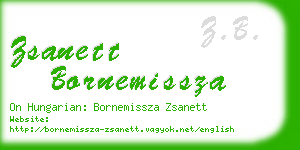 zsanett bornemissza business card